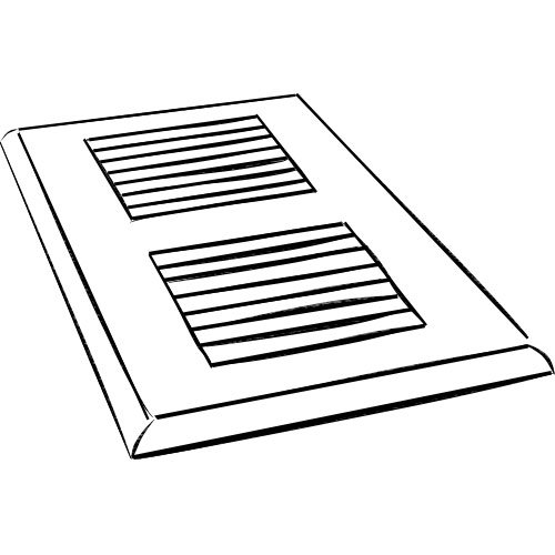 Artistic Finishes 4'' W x 12'' L Wood Floor Vent Cover Wayfair